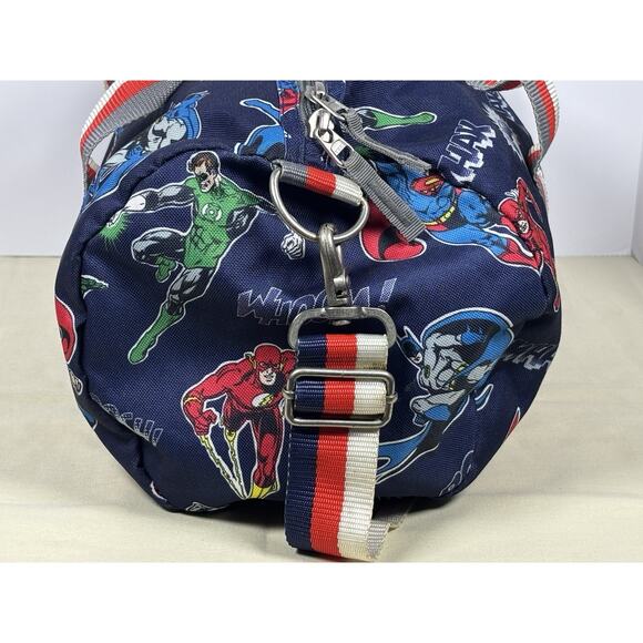 Pottery Barn Kids DC Superhero Duffel Bag Blue Comics Print – Used - Picture 11 of 16